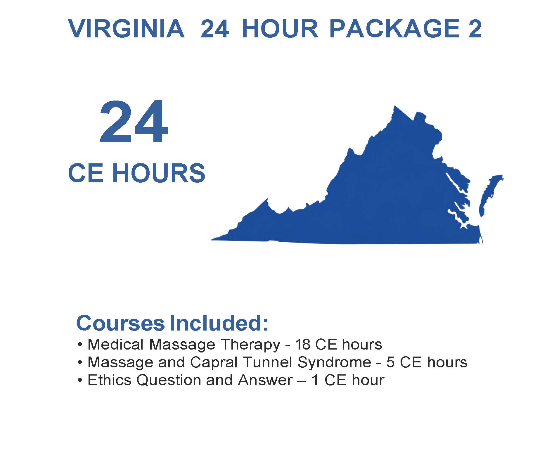 Virginia 24 Hour Package 2